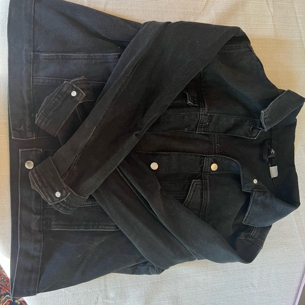 H&M Black Denim Jacket